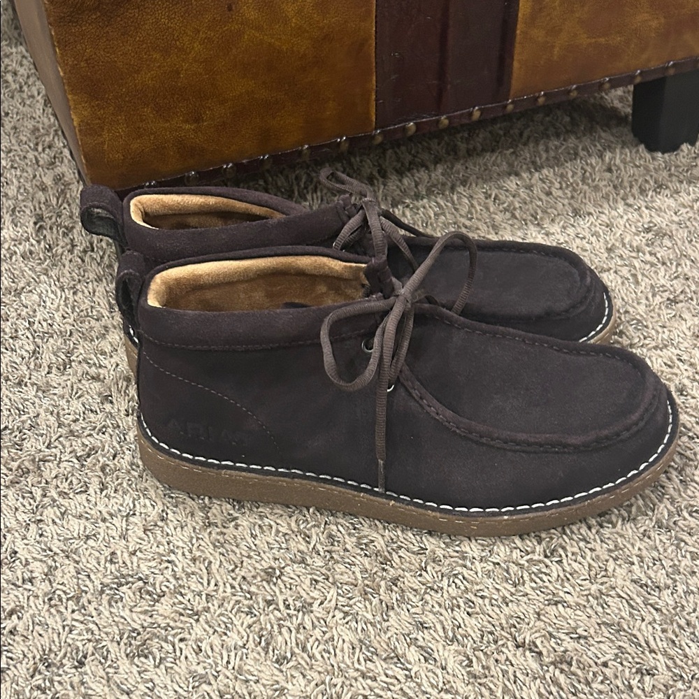 Men's Ariat Brown Suede Shoes